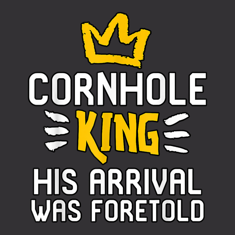 Cornhole King His Arrival Was Foretold Summer Yard Games T Shirt Vintage Short by alishia3asa | Artistshot