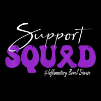 Support Squad Inflammatory Bowel Disease Awareness Purple T Shirt Youth Hoodie | Artistshot