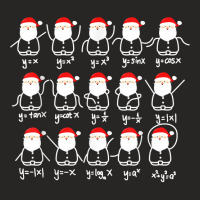 Xmas Cute Santa Fractions Math Teacher Christmas T Shirt Ladies Fitted T-shirt | Artistshot