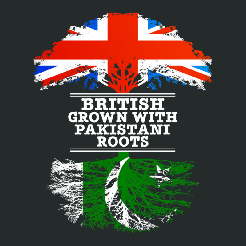 British Grown With Pakistani Roots  Gift For Pakistani With Roots From Women's Triblend Scoop T-shirt by cm-arts | Artistshot