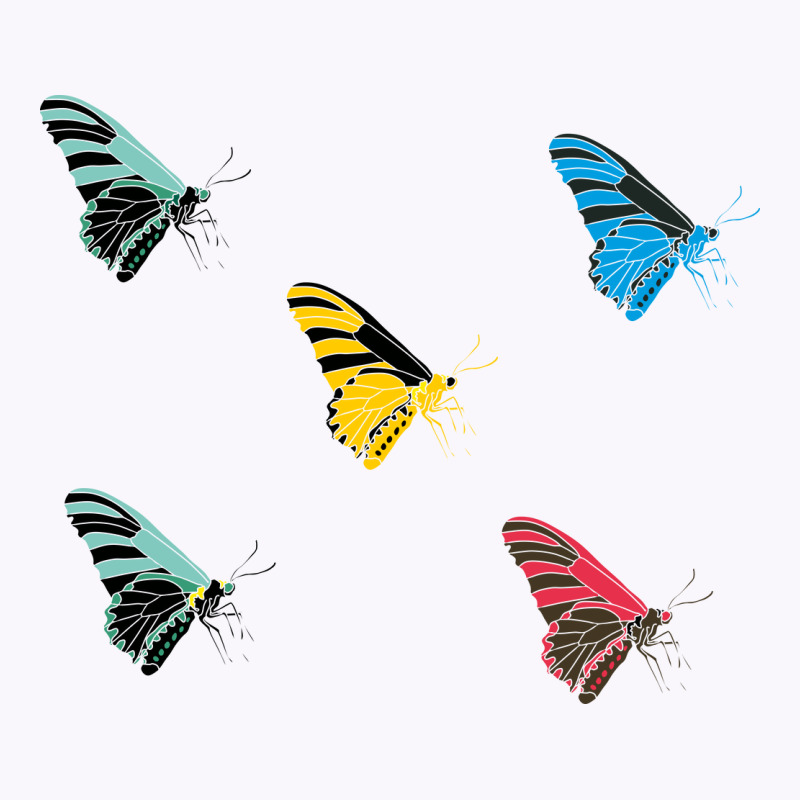 Group Of Colorful Butterflies Illustration Tank Top by selos47 | Artistshot