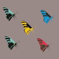 Group Of Colorful Butterflies Illustration Vintage T-shirt | Artistshot