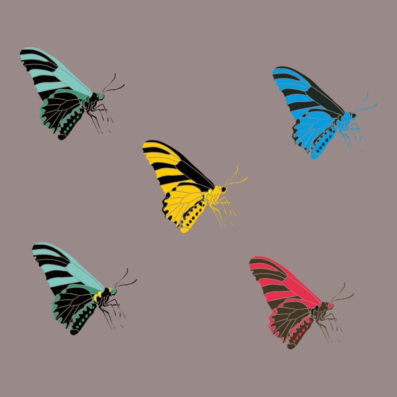 Group Of Colorful Butterflies Illustration Vintage T-Shirt by selos47 | Artistshot