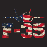 F 35 Lightning Ii Fighter Jet Distressed Usa Flag Overlay T Shirt Vintage Cap | Artistshot