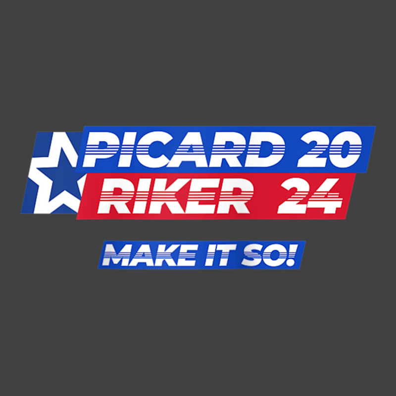 Picard Riker 2024 Make It So Politics Election Parody Funny Raglan Bas Vintage T-Shirt by cm-arts | Artistshot