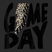 Game Day Game Day Leopard Lightning Bolt T Shirt Printed Hat | Artistshot