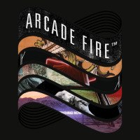 Arcade Fire   Discography Scorecard Crop Tee | Artistshot