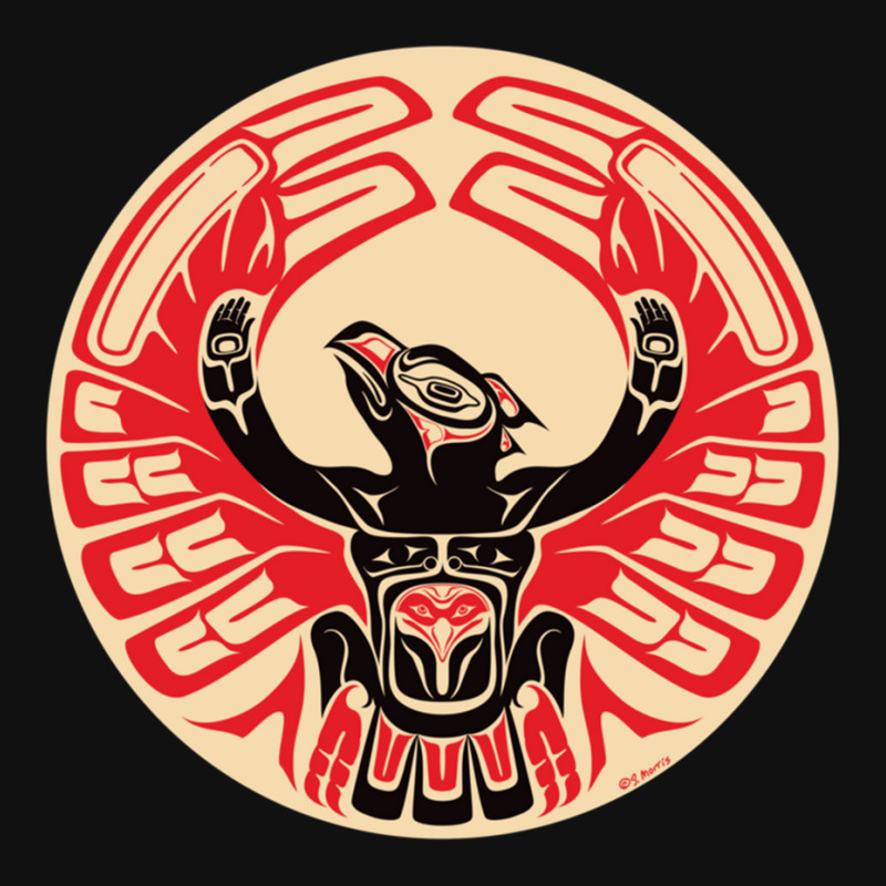 Bird Phoenix Thunderbird With Raised Wings, Native American Style Shield Patch | Artistshot