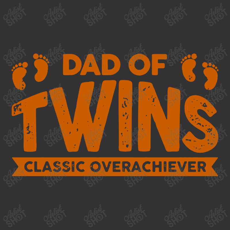 Dad Of Twins Classic Overachiever Vintage Short | Artistshot