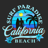 Surfing Design Surf Paradise At California Beach Raglan Baseball Tee Printed Hat | Artistshot