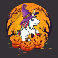 Fun Halloween Shirt Girls Kids Witchy Unicorn Halloween Vintage Hoodie | Artistshot