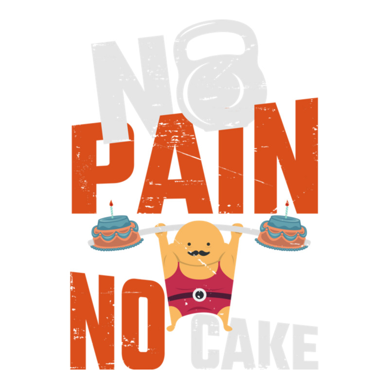 No Pain No Cake Gift Working Out Gift Cheat Day Pullover Hoodie Youth Tee by cm-arts | Artistshot