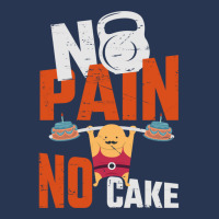 No Pain No Cake Gift Working Out Gift Cheat Day Sweatshirt Ladies Denim Jacket | Artistshot