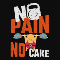 No Pain No Cake Gift Working Out Gift Cheat Day Sweatshirt Crop Top | Artistshot