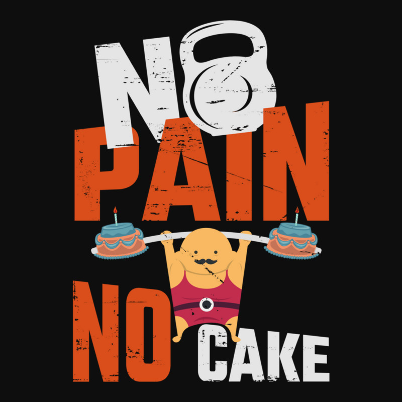 No Pain No Cake Gift Working Out Gift Cheat Day Sweatshirt Crop Top by cm-arts | Artistshot