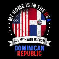 American Patriot Heart Is From Dominican Republic Flag Maternity Scoop Neck T-shirt | Artistshot