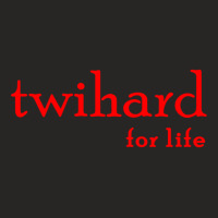 Twihard For Life Twilight Saga Red Ladies Fitted T-shirt | Artistshot