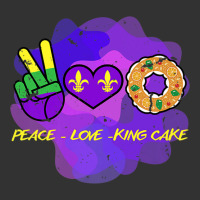 Peace Love King Cake Funny Mardi Gras Party Carnival Premium T Shirt Baby Bodysuit | Artistshot