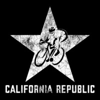 California Republic -- Road Cyclist (white Grunge) Men's 3/4 Sleeve Pajama Set | Artistshot