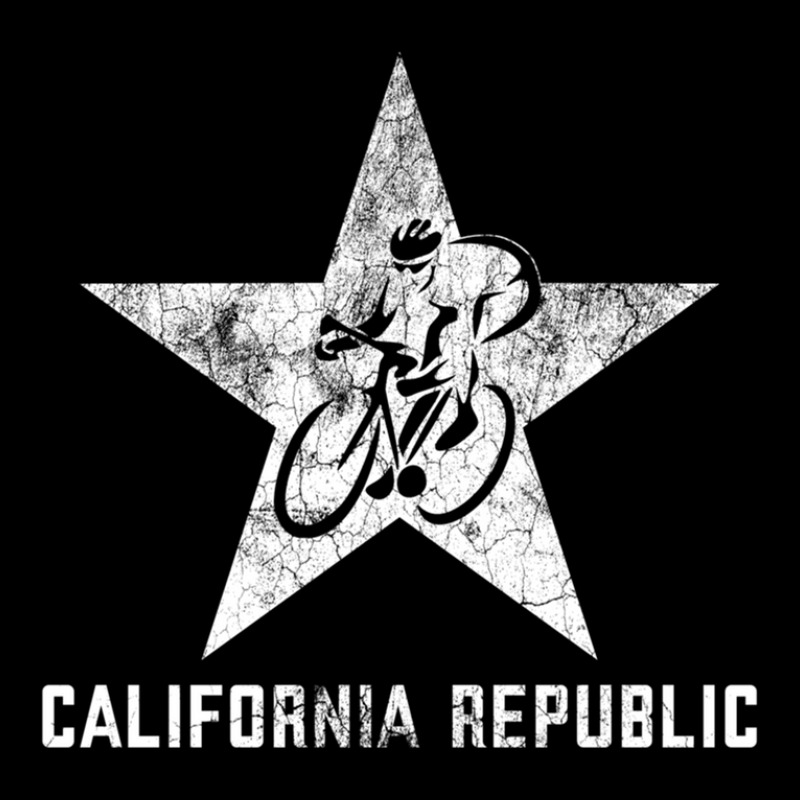 California Republic -- Road Cyclist (white Grunge) Men's 3/4 Sleeve Pajama Set by AmyRall | Artistshot