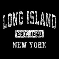 Long Island New York Ny Vintage Established Sports Design Adjustable Cap | Artistshot