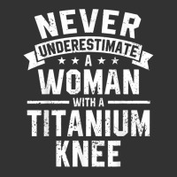 Never Underestimate A Woman With A Titanium Knee T Shirt Baby Bodysuit | Artistshot