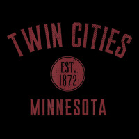 Twin Cities Minnesota Varsity Vintage Distressed Style Adjustable Cap | Artistshot