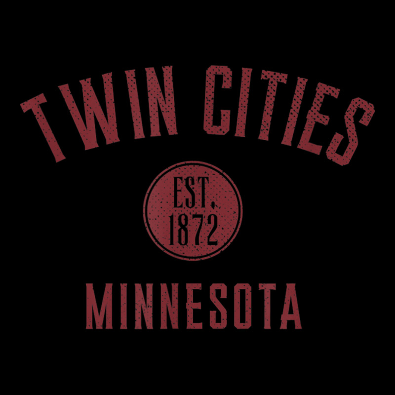 Twin Cities Minnesota Varsity Vintage Distressed Style Adjustable Cap | Artistshot