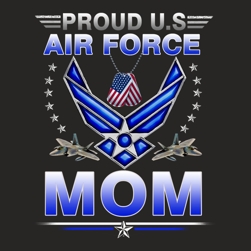 Us Air Force Proud Us Air Force Proud Mom Proud Air Force Long Sleeve Ladies Fitted T-Shirt by cm-arts | Artistshot