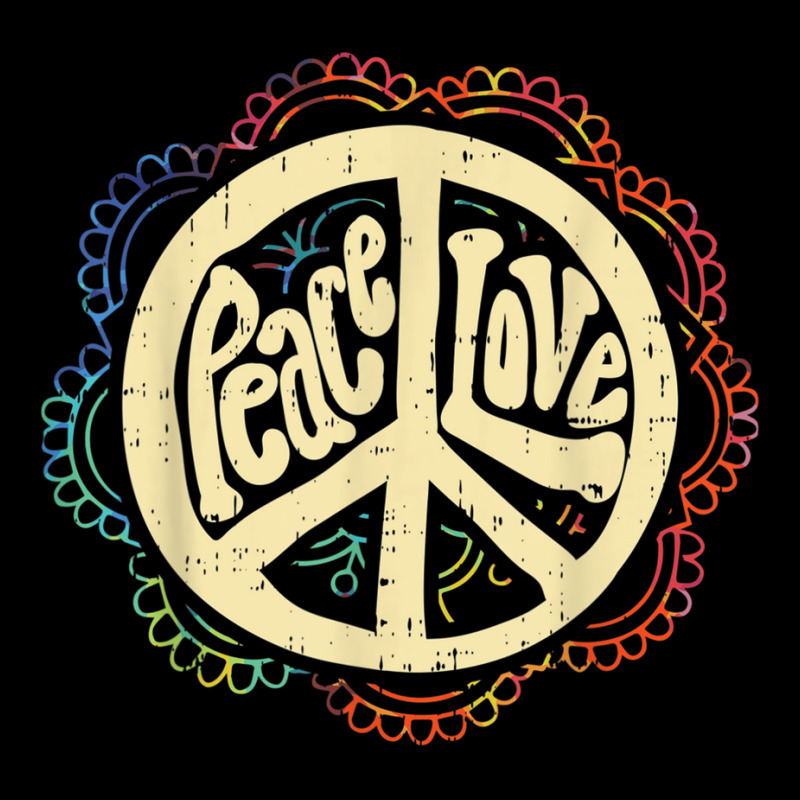 Colorful Peace Symbol Necklace Set - Hippie Rainbow Pendant For 60s 70s Theme Parties & Costumes - View #9
