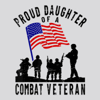 Proud Daughter Combat Veteran Retro Us Flag Military Family T Shirt Women's Triblend Scoop T-shirt | Artistshot