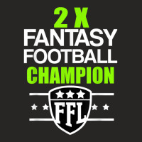 Two Time Fantasy Football Champion T Ladies Fitted T-shirt | Artistshot