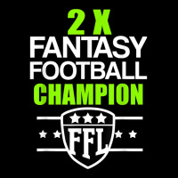 Two Time Fantasy Football Champion T Women's V-neck T-shirt | Artistshot