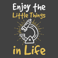 Enjoy The Little Things In Life Biology Biologist Microscope T Shirt Vintage T-shirt | Artistshot