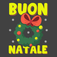 Buon Natale Italian Merry Christmas Wreath Merry Buon Natale Pullover Vintage T-shirt | Artistshot