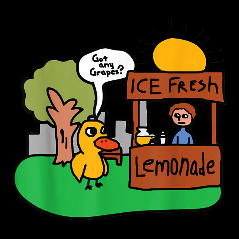 Ice Fresh Lemonade Shirt Duck Funny Got Any Grapes Love Gift T Shirt Cropped Sweater by cm-arts | Artistshot