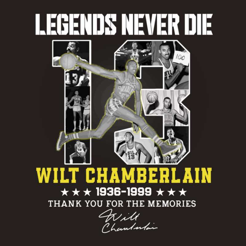 Wilt Chamberlain Basketball Legends Tank Top by cm-arts | Artistshot