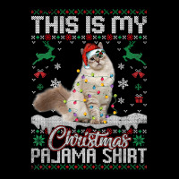 This Is My Christmas Pajama Funny Siberian Cat Xmas T Shirt Adjustable Cap | Artistshot