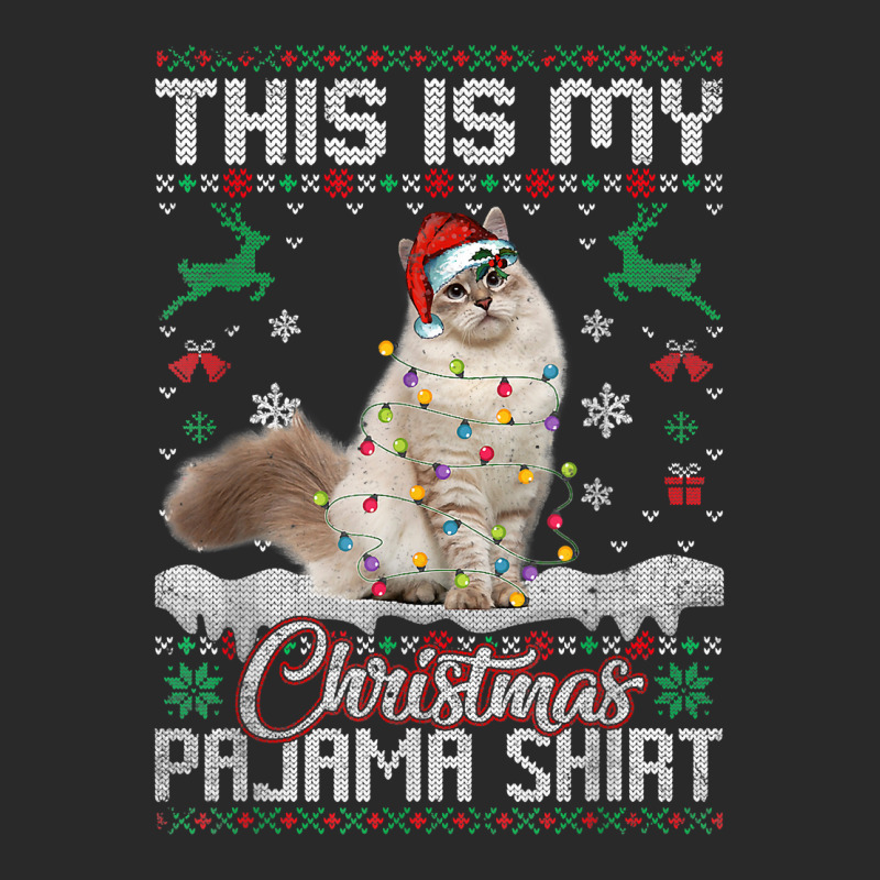 This Is My Christmas Pajama Funny Siberian Cat Xmas T Shirt Printed hat by cm-arts | Artistshot