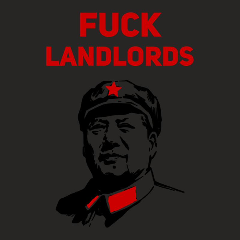 Landlords Chairman Mao Zedong Funny Satire Leftist Ladies Fitted T-Shirt by cm-arts | Artistshot