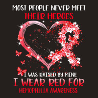 I Wear Red For Someone Special Hemophilia Awareness T Shirt Tank Top | Artistshot