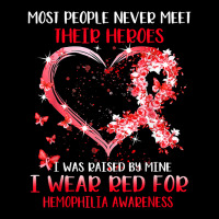 I Wear Red For Someone Special Hemophilia Awareness T Shirt Men's 3/4 Sleeve Pajama Set | Artistshot