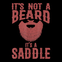 Funny It's Not A Beard It's A Saddle Gift Beard Lover V-neck Tee | Artistshot