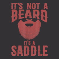 Funny It's Not A Beard It's A Saddle Gift Beard Lover Vintage Short | Artistshot