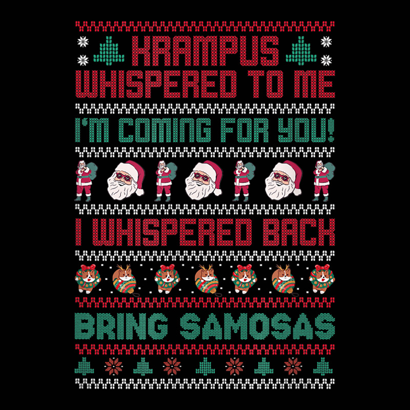 Krampus Whispered I'm Coming For You! Me Bring Samosas! T Shirt Toddler 3/4 Sleeve Tee by cluniepfa | Artistshot