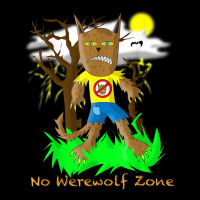 No Werewolf Zone By Doomaflotchy Jr. V-neck Tee | Artistshot