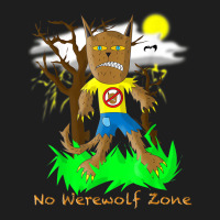 No Werewolf Zone By Doomaflotchy Jr. Classic T-shirt | Artistshot