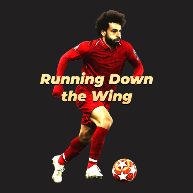 Mo Salah Running Down The Wing Classic T-shirt | Artistshot