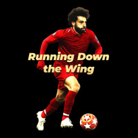 Mo Salah Running Down The Wing Classic V-neck Tee | Artistshot