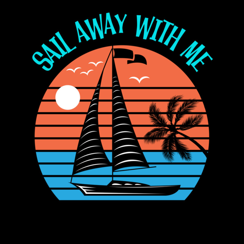 Sail Away With Me Retro Sail Boat Zipper Hoodie | Artistshot